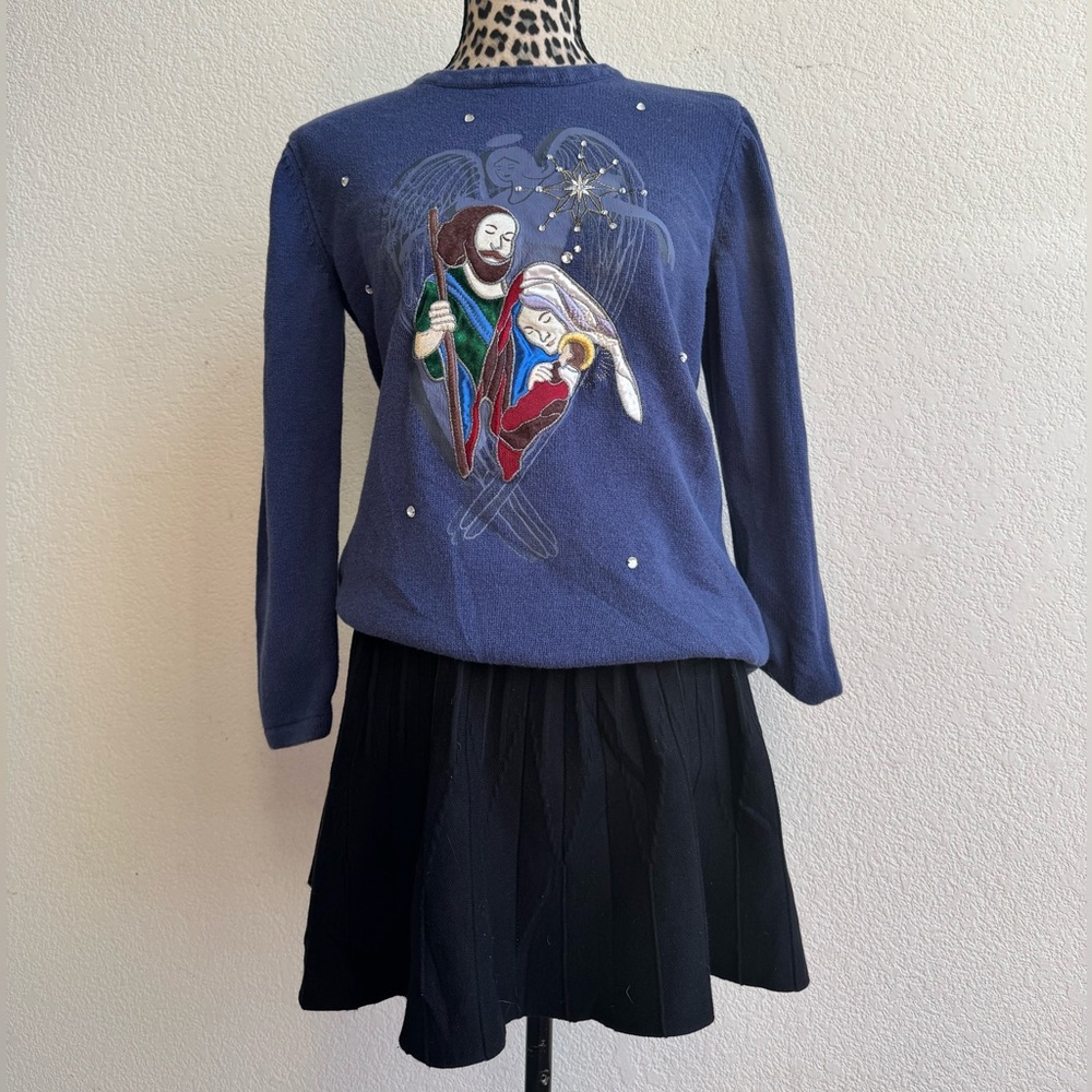 Westbound Blue Christmas Sweater